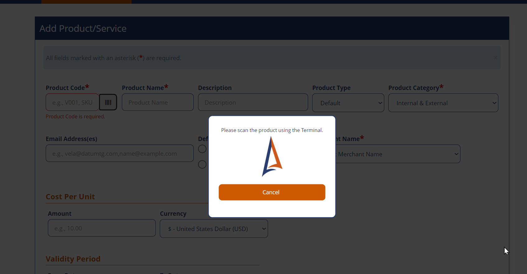 Dynaflex Barcode Scanning