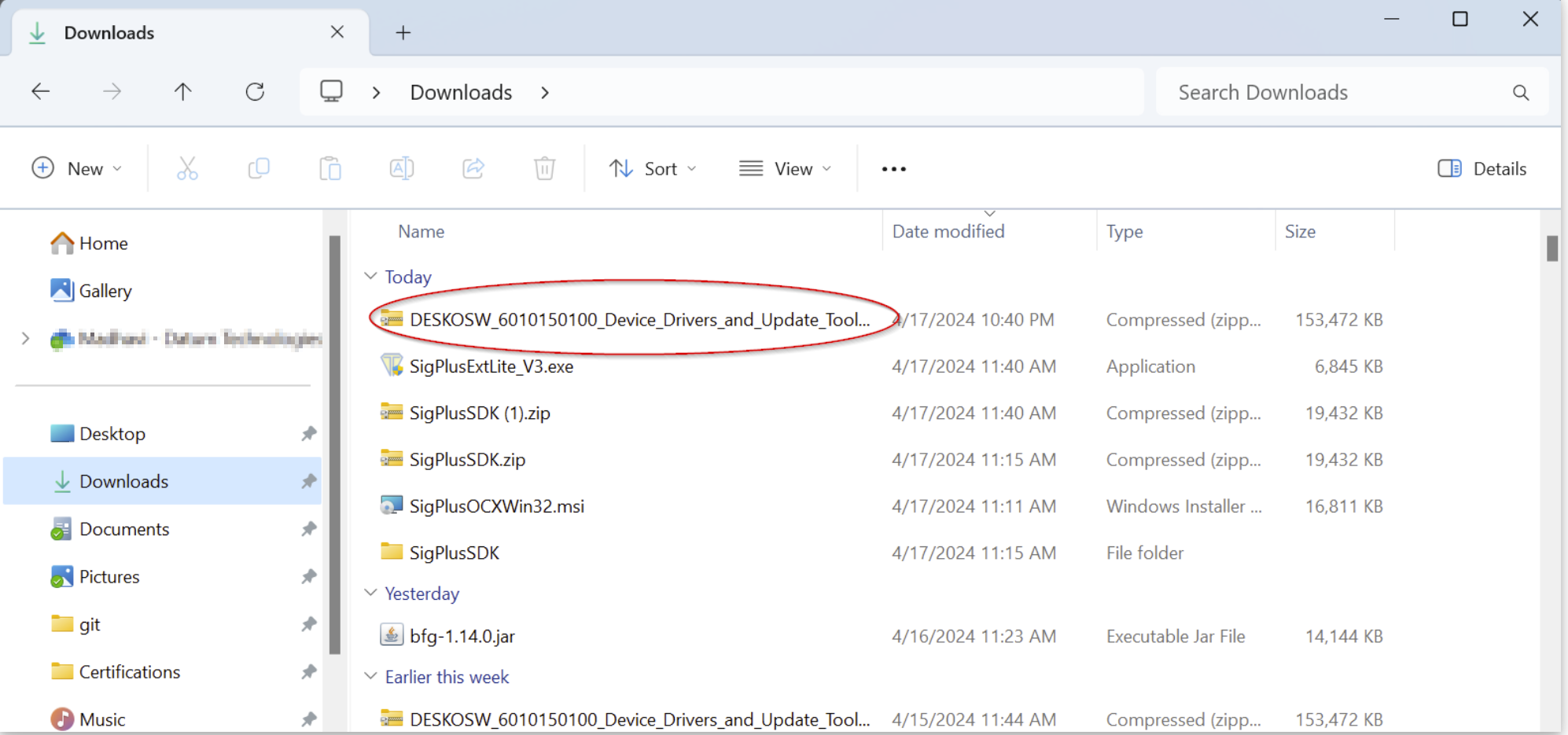 Locate Zipfile
