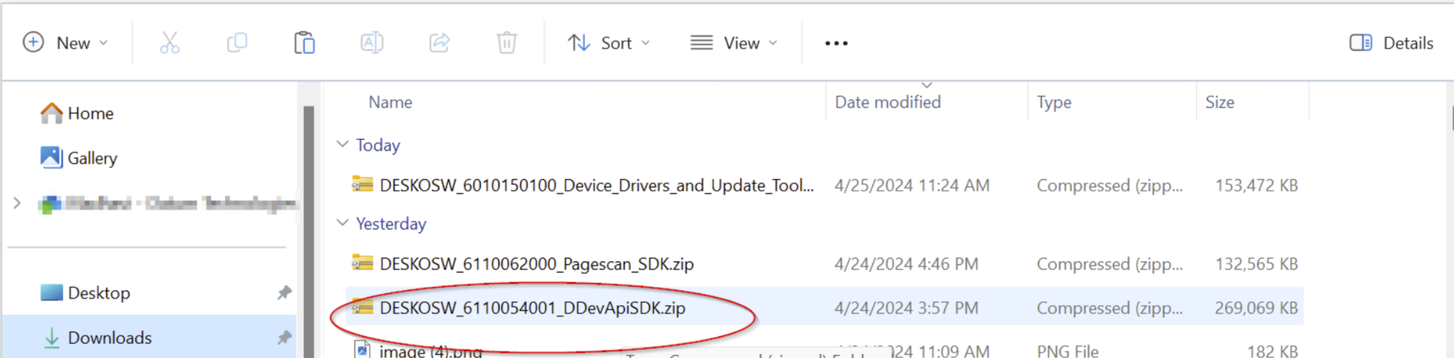 Locate Zipfile