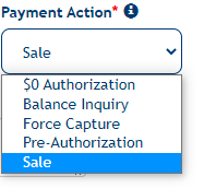 Payment Action