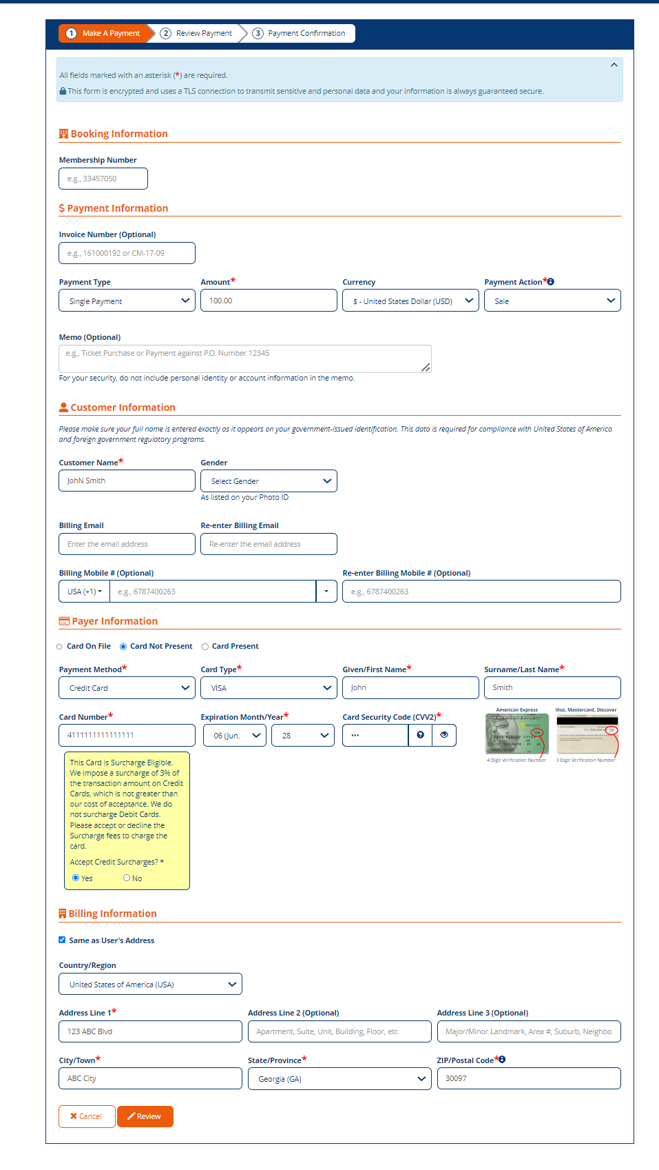 Surcharges