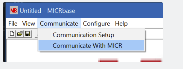 Communication SetUp