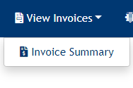 View Invoices Menu
